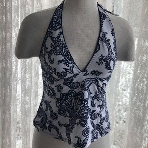 Chaps size 10 tankini top halter